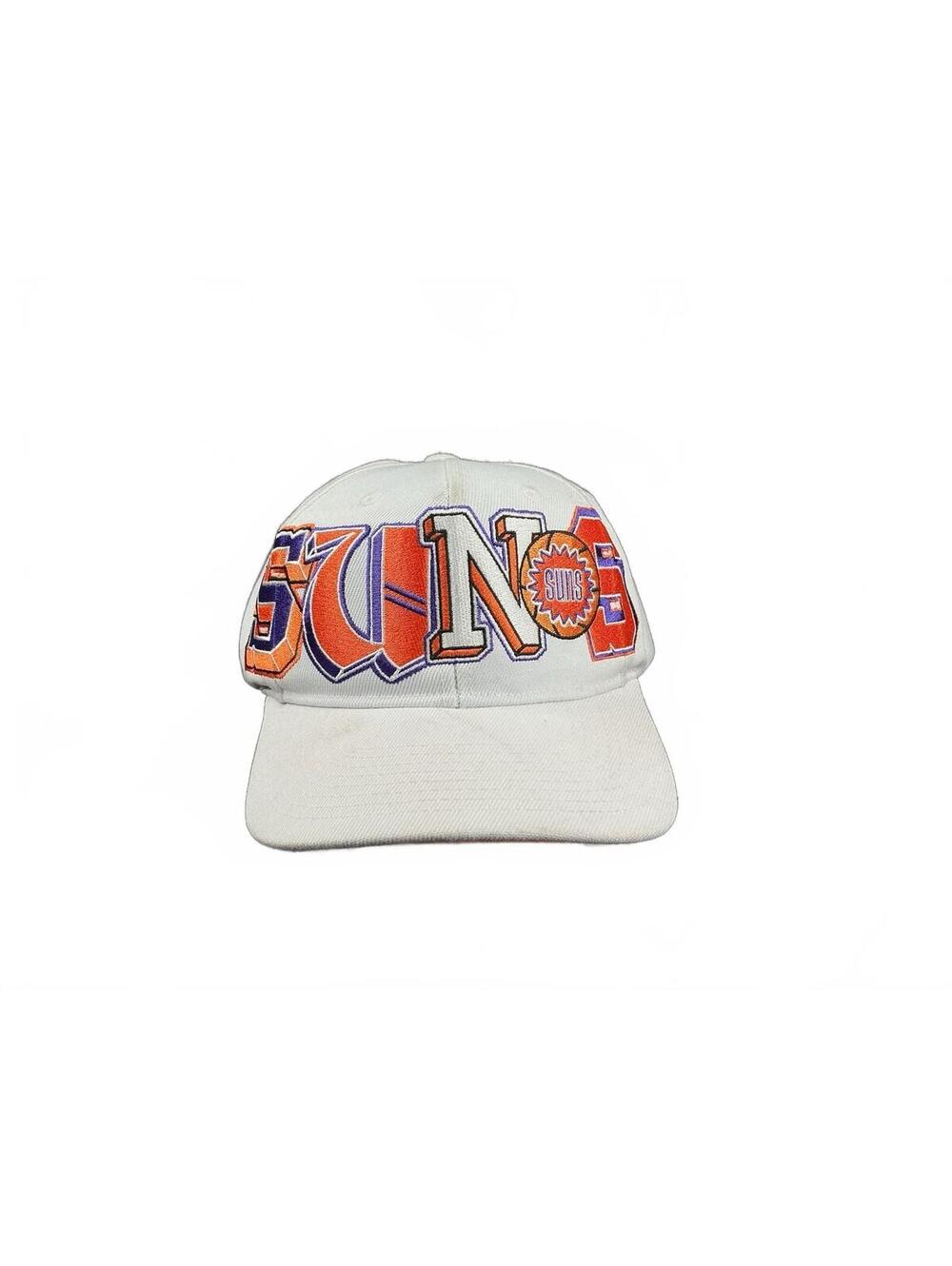 Phoenix Suns NBA Hyper Logo S cap Hat Cap White Adjustable
